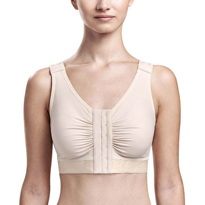 The Marena Group Surgical Bras - Surgical Bra, with Front Snap, Black, Size 2XL - B2-4648-B