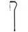 Mercer County Rehab Cane - Cane with Offset Handle, Adjustable, Black - M121-019B