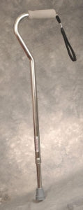 Mercer County Rehab Supply, Inc Adjustable Canes with Offset Handley Mercer Rehab - Aluminum Cane, Singe Point, Offset Handle - M121-019