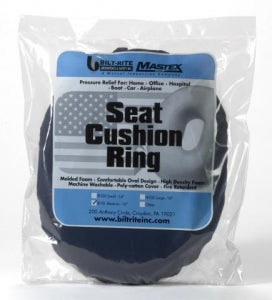 Bilt-Rite Mastex Health Seat Cushion Rings - Ring Seat Cushion with Cover, 16" dia. - M125-09