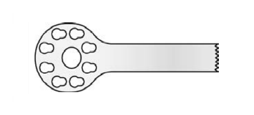 MicroAire Surgical Sagittal Saw Blades - Sagittal Saw Blade, 6.4 mm x 31.7 mm x 0.7 mm - MS-122