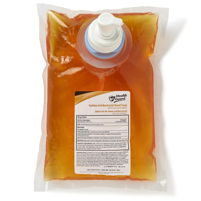 HealthGuard Amber Gold Antibacterial Liquid Soap by Kutol