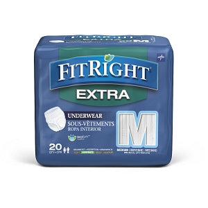 Medline FitRight Extra-Protective Underwear - FitRight Extra Protective Underwear, Size M, for Waist Size 28"-40" - MSC13005A