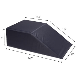 Medline Reusable Nylex-Covered Foam Platform Wedges - Foam Wedge Positioner with Nylex Cover, Platform, 24.5" x 15" x 8" - MSC2451508