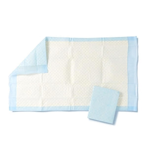 Medline Disposable Polymer Underpad - Fluff and Polymer Breathable Underpads, 20.5" x 36" - MSC282110