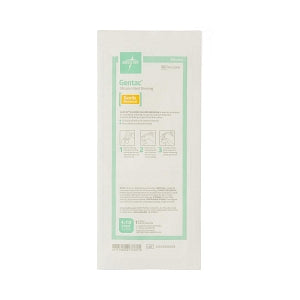 Medline Gentac Silicone Island Dressings - Silicone Adhesive Island Wound Dressing, 4" x 10", 2" x 8" Pad Size - MSC33410