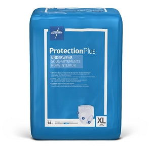 Medline Protection Plus Superabsorbent Adult Underwear - DBD-UNDERWEAR, PROTECTIVE, SUPER, XL, 56-68" - MSC33600