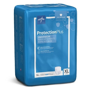 Medline Protection Plus Superabsorbent Adult Underwear - DBD-UNDERWEAR, PROTECTIVE, SUPER, XL, 56-68" - MSC33600