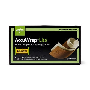 Medline AccuWrap 2-Layer Compression Bandage Systems - AccuWrap Lite 2-Layer Compression Bandage System - MSC7802