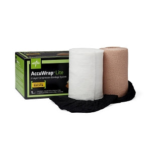 Medline AccuWrap 2-Layer Compression Bandage Systems - AccuWrap Lite 2-Layer Compression Bandage System - MSC7802