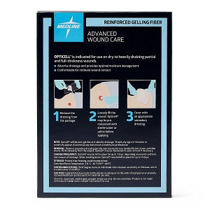 Medline Opticell Gelling Fiber Wound Dressings - Opticell Gelling Fiber Wound Dressing, 0.75" x 18" - MSC7818R