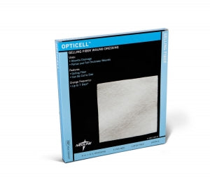 Medline Opticell Gelling Fiber Wound Dressings - Opticell Gelling Fiber Wound Dressing, 6" x 6", in Educational Packaging - MSC7866EPZ