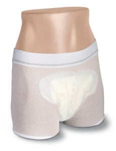 Medline Premium Knit Incontinence Underpants - Premium Knit Incontinence Underpants, Size M / L, for Waist Size 20"-60" - MSC86300