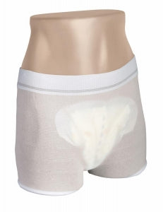 Medline Premium Knit Incontinence Underpants - Premium Knit Incontinence Underpants, Size M / L, for Waist Size 20"-60" - MSC86300