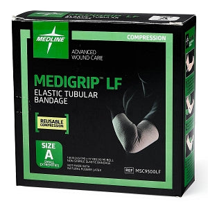 Medline MEDIGRIP Elastic Tubular Support Bandages - MEDIGRIP Elastic Tubular Support Bandage for Infant Feet and Arms, Size A, 1-3/4" W (4.45 cm) x 11 yd. - MSC9500LF