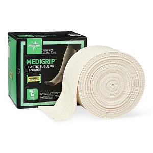 Medline Medigrip Elastic Tubular Support Bandage - MEDIGRIP Elasticated Tubular Support Bandage, Size G: 4-3/4"W (12 cm) for Large Thighs - MSC9506