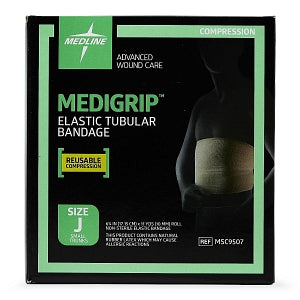 Medline Medigrip Elastic Tubular Support Bandage - MEDIGRIP Elasticated Tubular Support Bandage, Size J: 6-3/4"W (17.15 cm) - MSC9507