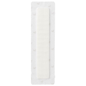 Medline Optifoam Gentle AG+ Post-Op Foam Dressings - Optifoam Gentle AG+ Post-Op Foam Dressing, 4" x 14" - MSC97414