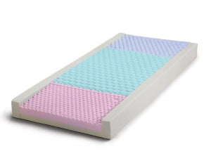 Medline Advantage Contour 3.3 Mattresses - Advanced Contour Mattress with Fire Barrier, Version 3.3, 36" x 84" x 6" - MSCADVC384