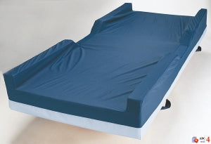 Medline Advantage Select PE Mattresses - Advantage PE Mattress with Fire Barrier, Raised Edge, 36" x 76" x 6.75" - MSCADVPE76FR