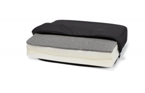 Medline Gel Foam Graphite-Infused Cushion - Gel Foam Cushion, 18" x 16" x 3" - MSCGGF1816