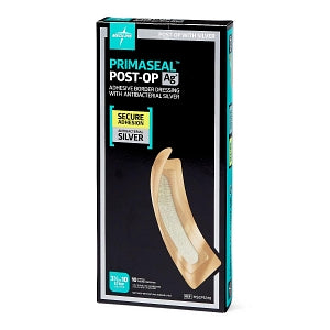 Medline Primaseal Ag Postoperative Ionic Silver Dressings - Primaseal Ag Postoperative Ionic Silver Dressing, 3.5" x 10" - MSCPS310