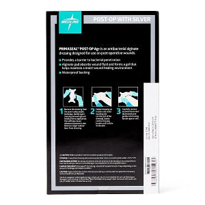 Medline PrimaSeal Knee Post-Op AG Dressing - PrimaSeal Knee 6" x 11.5" Post-Op AG Dressing - MSCPS611