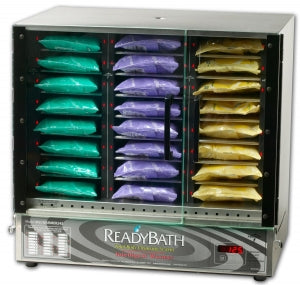 Medline ReadyBath Warmers - ReadyBath Warmer with Intelligent Lighting System, 12 Slots - MSCWARMER12S