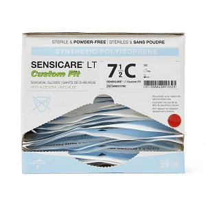 Medline SensiCare LT Custom Fit with Aloe Surgical Gloves - SensiCare LT with Aloe Custom Fit Surgical Gloves, Size 7.5 - MSG1175C