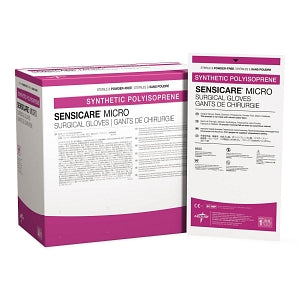 Medline SensiCare Micro Surgical Gloves - SensiCare Micro Powder-Free Surgical Gloves, Size 8 - MSG1680