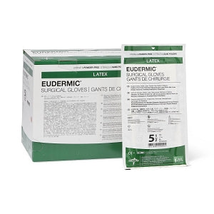 Medline Eudermic Latex Surgical Gloves - Eudermic Latex Surgical Gloves, Size 5.5 - MSG2055