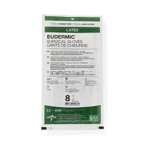 Medline Eudermic Latex Surgical Gloves - Eudermic Latex Surgical Gloves, Size 8 - MSG2080