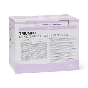 Medline Triumph Latex Surgical Gloves - Triumph Surgical Gloves, Size 5.5 - MSG2255