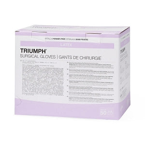 Medline Triumph Latex Surgical Gloves - Triumph Surgical Gloves, Size 5.5 - MSG2255