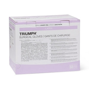 Medline Triumph Latex Surgical Gloves - Triumph Surgical Gloves, Size 7.5 - MSG2275