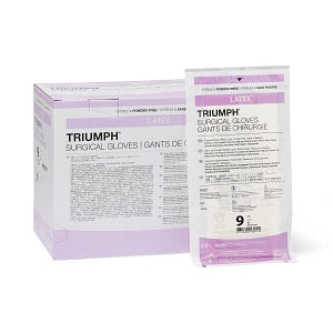 Medline Triumph Latex Surgical Gloves - Triumph Surgical Gloves, Size 9 - MSG2290