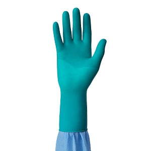 Medline Triumph Green Latex with Aloe Surgical Gloves - Triumph Green Surgical Gloves, Size 5.5 - MSG2555