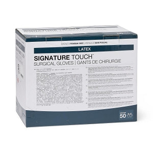 Medline Signature Touch Latex Surgical Gloves - Signature Touch Surgical Gloves, Size 5.5 - MSG8955