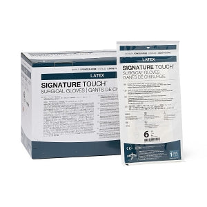 Medline Signature Touch Latex Surgical Gloves - Signature Touch Surgical Gloves, Size 6 - MSG8960