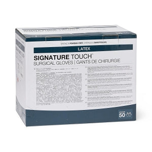 Medline Signature Touch Latex Surgical Gloves - Signature Touch Surgical Gloves, Size 7.5 - MSG8975