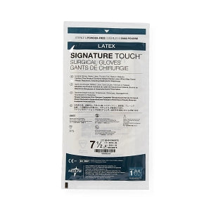 Medline Signature Touch Latex Surgical Gloves - Signature Touch Surgical Gloves, Size 7.5 - MSG8975