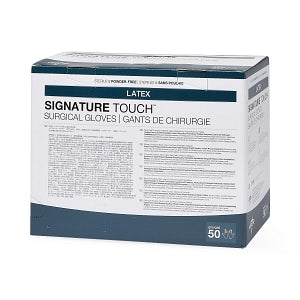 Medline Signature Touch Latex Surgical Gloves - Signature Touch Surgical Gloves, Size 8 - MSG8980