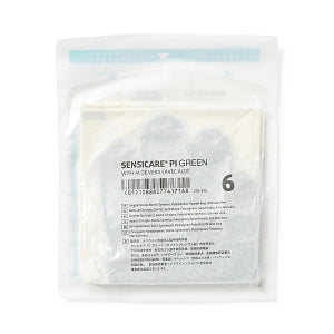 Medline SensiCare PI Green Surgical Gloves - SensiCare PI Green Powder-Free Surgical Gloves, Size 6 - MSG9260