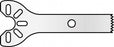 Microaire Surgical Oscillating Blades - BLADE, OSCILLATING, 5.5MMX25MMX0.4MM - SP-414