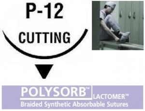 Medline Undyed Polysorb Sutures - DBD-SUTURE, MEDLN, POLYSORB, 4/0, UNDYED - MSUSL5691GMDL