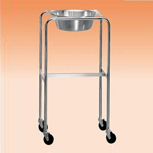 Pedigo Products Basin 7 Quarts - BASIN, W/STAND, W/WHEELS, SS, 7QUARTS - 3308977