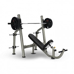 Johnson Health Tech Aura Olympic Incline and Decline Benches - Matrix Aura Incline Bench, Olympic - G3-FW14