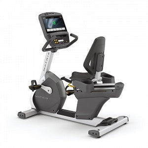 Johnson Health Tech Matrix R7xi Recumbent Bike - Matrix R7xi Recumbent Cycle Bike with 16" Capacitive Touchscreen, FitTouch Technology - R7XI-06