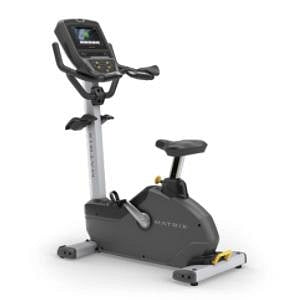 Johnson Health Tech Matrix U1xe Upright Cycle - Matrix U1xe Upright Cycle Bike with Embedded 10" LCD Touchscreen, FitTouch Technology - U1XE