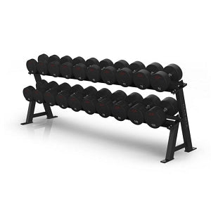 Johnson Health Tech Matrix Varsity 2-Tier Dumbbell Racks - Matrix Varsity 2-Tier Dumbbell Rack - VY-D70